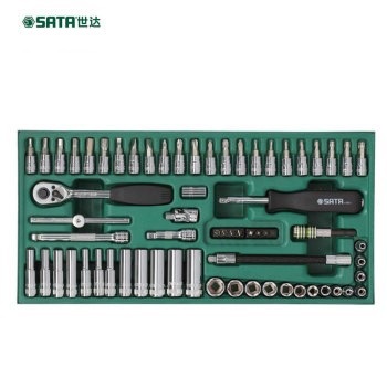 现货供应世达工具 工具托组套-66件6.3MM系列套筒 09901