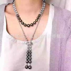 项链;吊坠;天然珍珠项饰