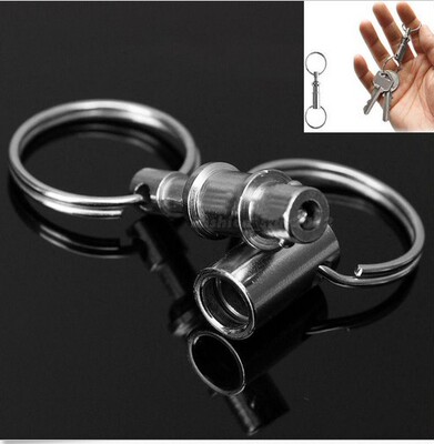 Foreign trade sources fast Disassemble Key ring Detachable shackle Bicyclic Keychain outdoors Picture Key ring