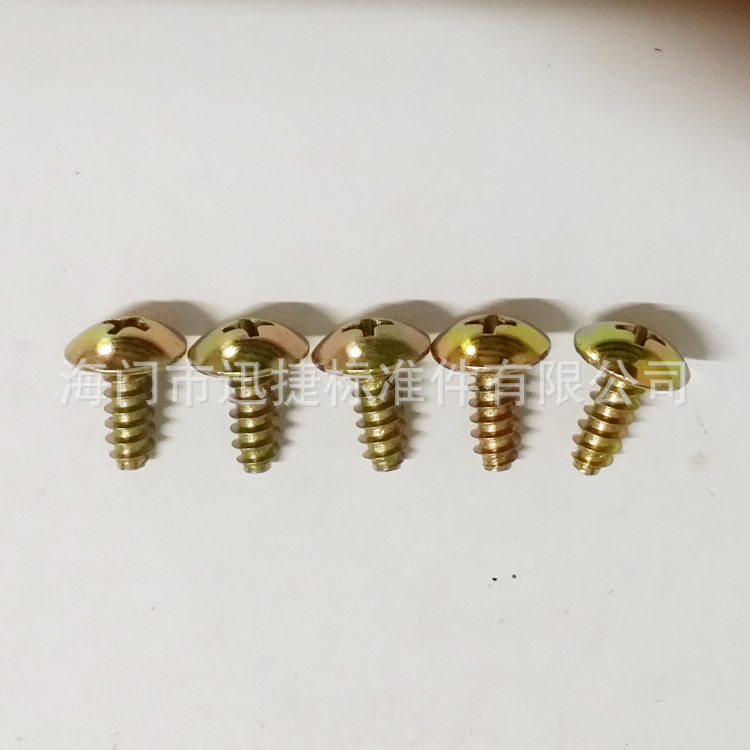 厂家直供紧固件不锈钢沉头螺丝 大扁圆头十字平头标准自攻螺丝钉