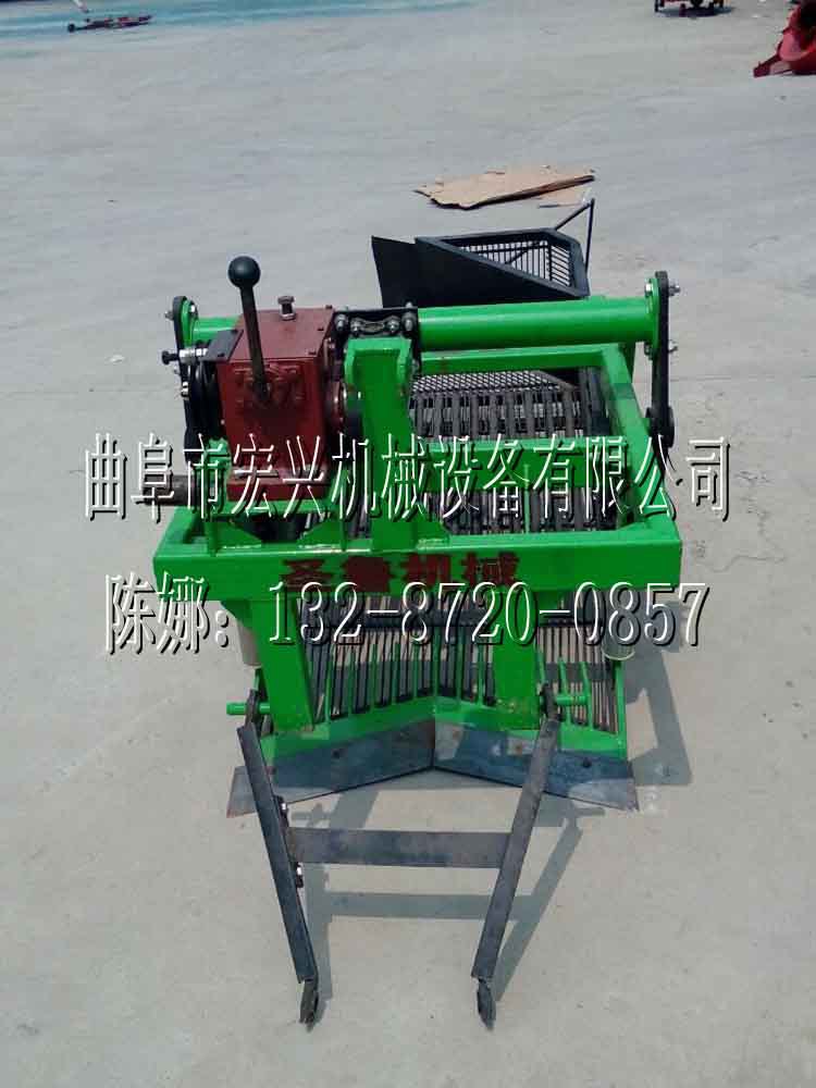 手扶车带动的花生手机 收获机机价格