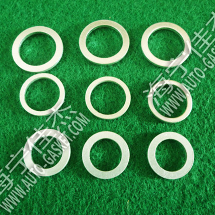 汽车纯铝垫片铝垫铝粘合硅胶垫