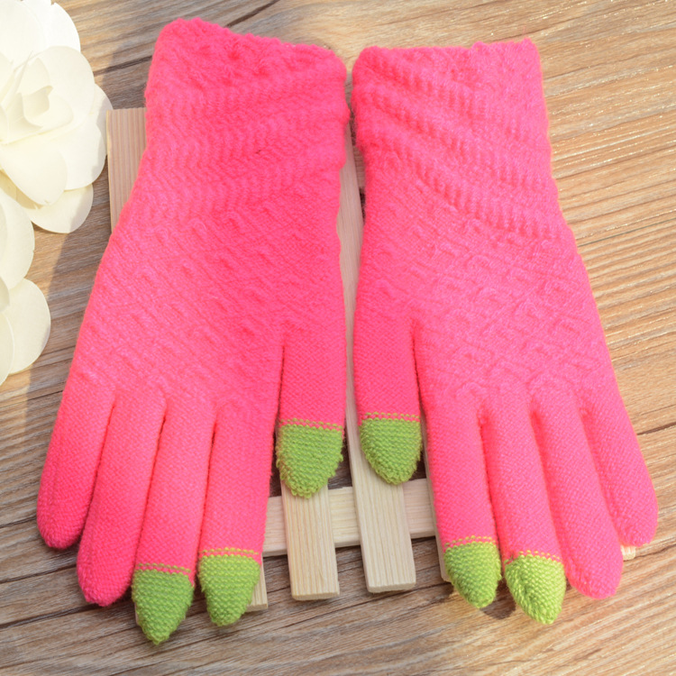 Women's Casual Color Block Gloves 1 Pair display picture 2