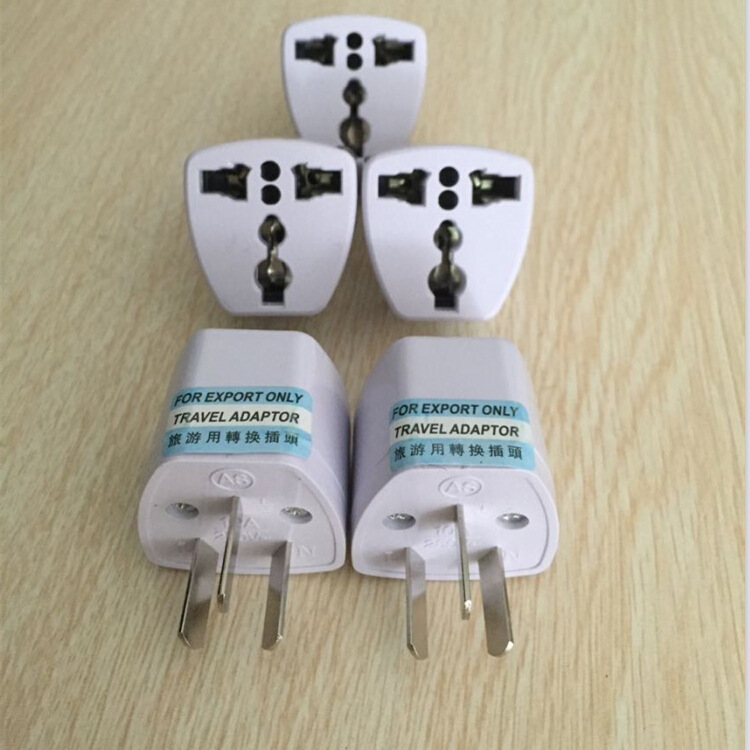 新款澳规三角转换插头手机适用旅游三扁转接头国内转英规欧规美规