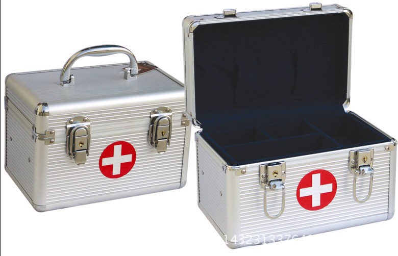 供应各种医药保健用品收纳箱 铝合金医药箱 医疗设备箱 保健箱