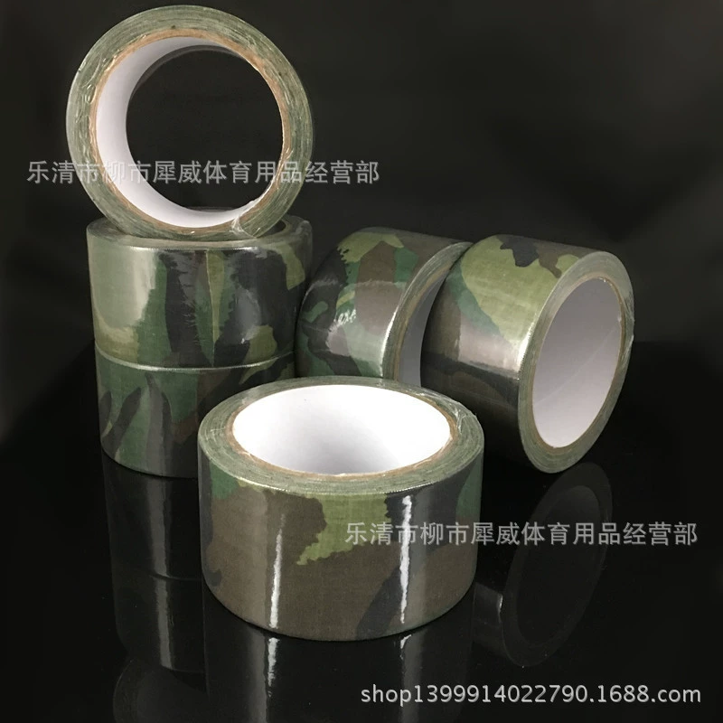Camouflage hair band, increased thickness, 10meter