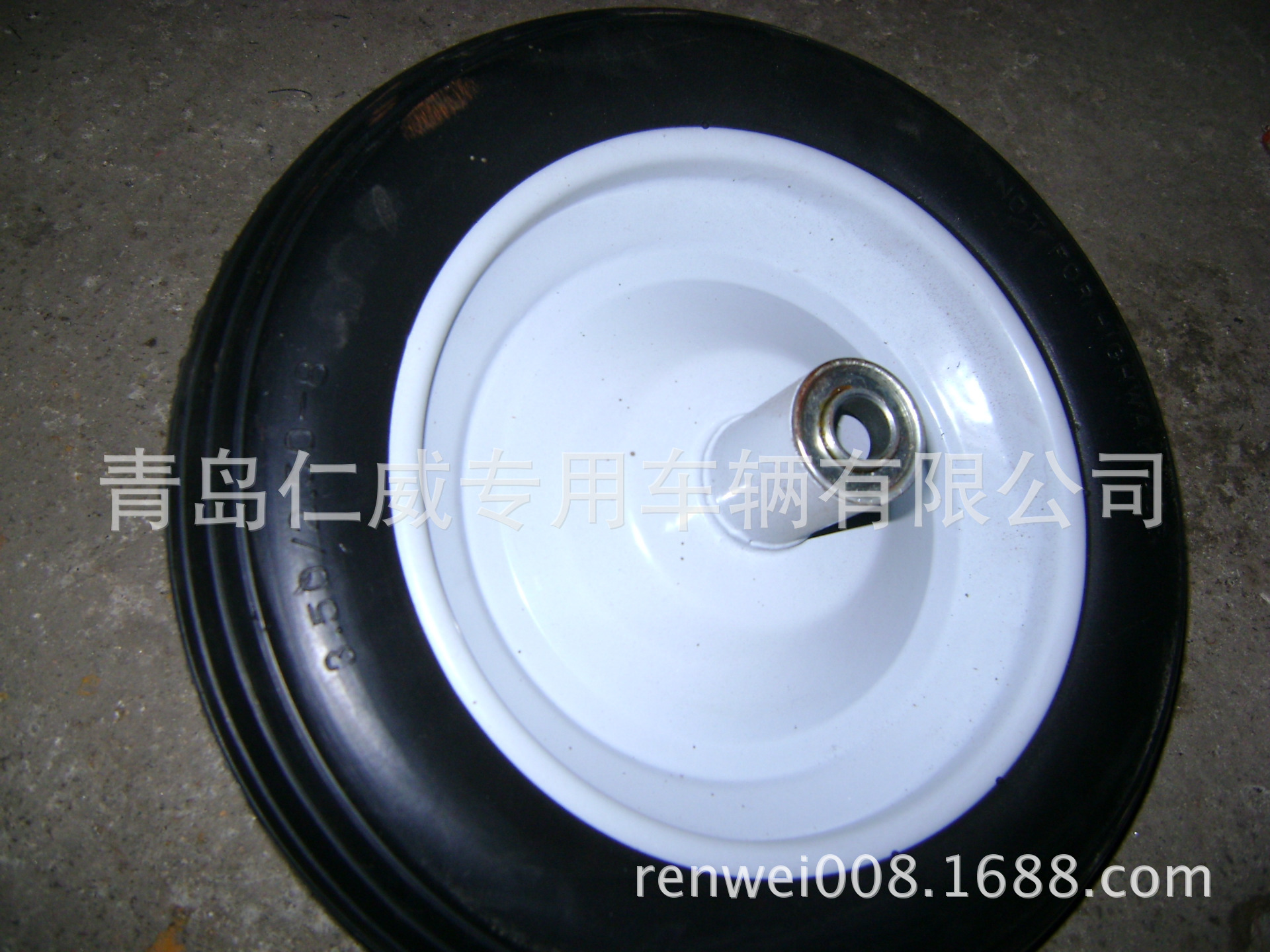 3.50-8 FLAT FREE WEHEL  美国轮子 14寸发泡轮