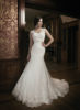 The new trade wholesale wedding dress wedding dress sexy lace collars Vintage slim slim tail wedding dress