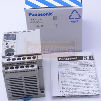 Original Panasonic Panasonic PLC Programmer 8 Input 6 output AFPX-C14T