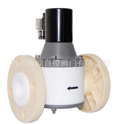 中隆鼎控供应LD69B耐腐ABS电磁阀 NHF耐酸碱化工聚四氟电磁阀