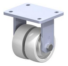 焊接钢重型负载双轮式脚轮 LOD-SPO 100K 4寸 载重800KG