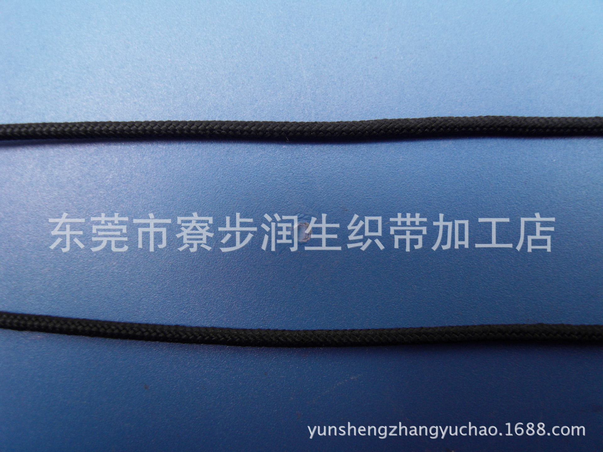 润生常备库存2mm黑色加密加硬尼龙\锦纶圆绳\手机吊绳\拉头绳
