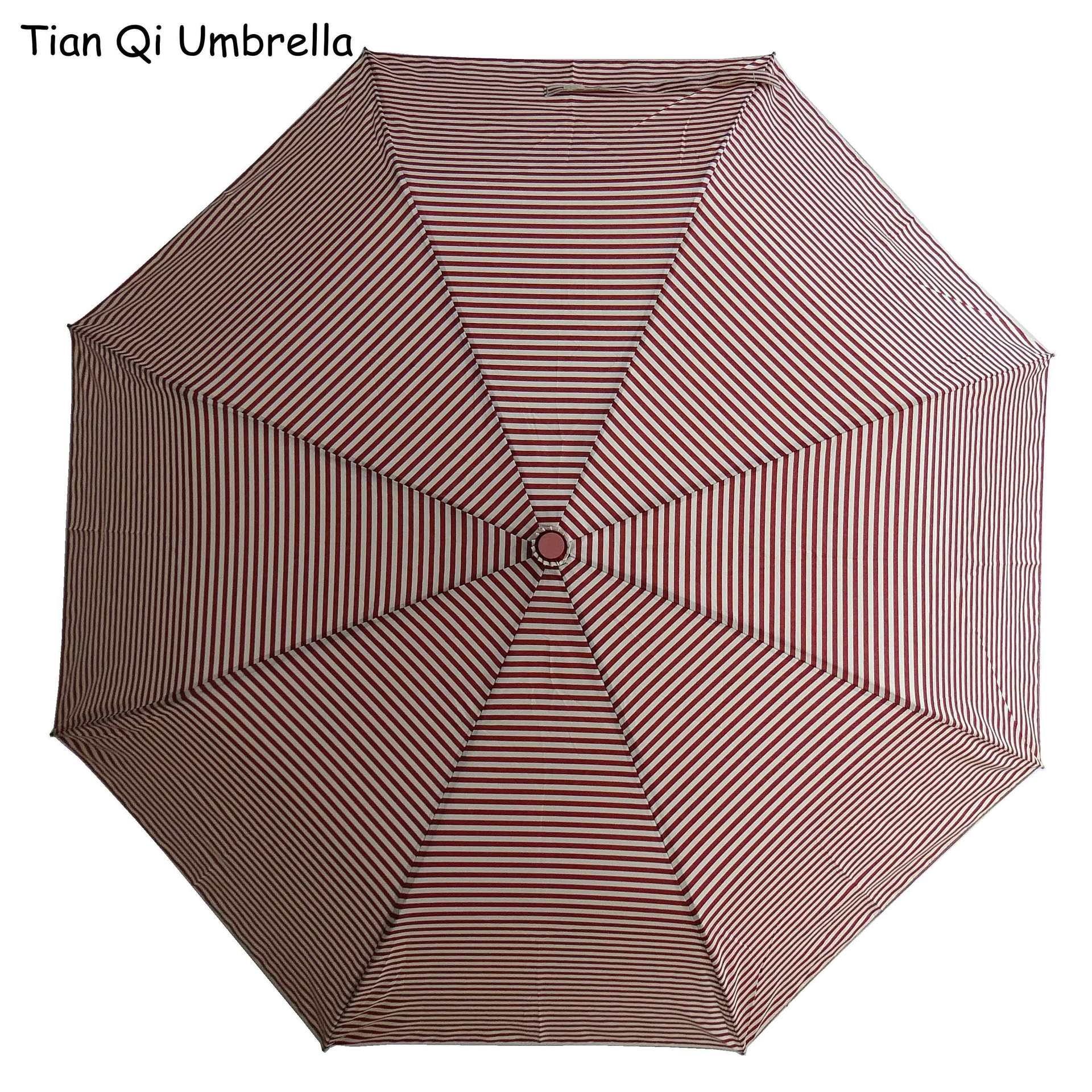 三折自動橫條傘