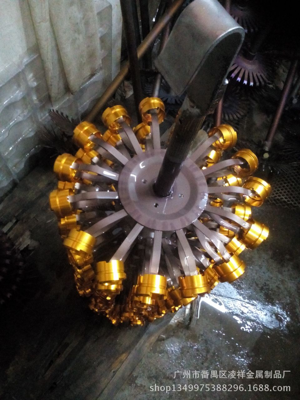 广州市电镀设备钛挂具设计批发氧化着色厂家生产钛针碟加工