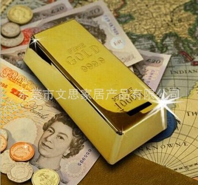 originality Piggy bank BRIC Small change gold Piggy bank plastic cement electroplate gift gold Home Furnishing decorate Decoration