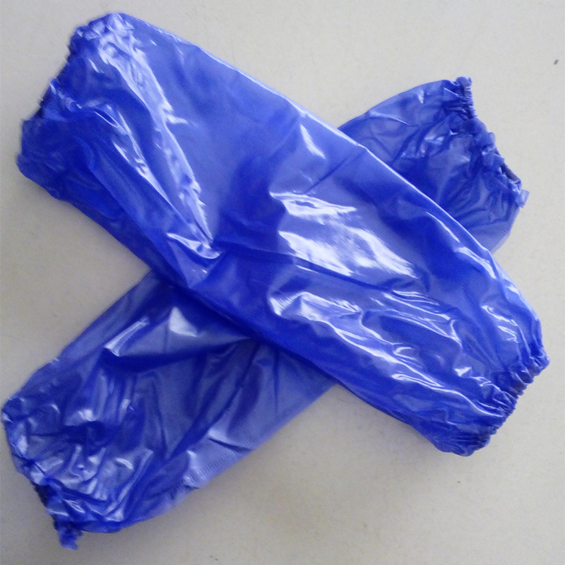 Tablier de protection long en pvc imperméable bleu transparent_voghion.com
