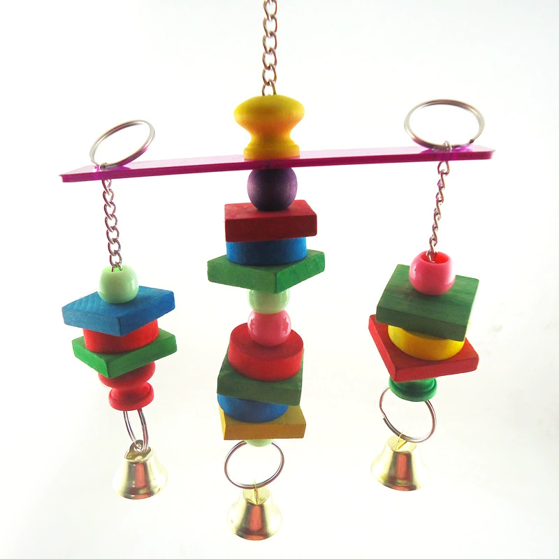 Деревянная игрушка, акриловый маленький колокольчик, можно кусать, 113G