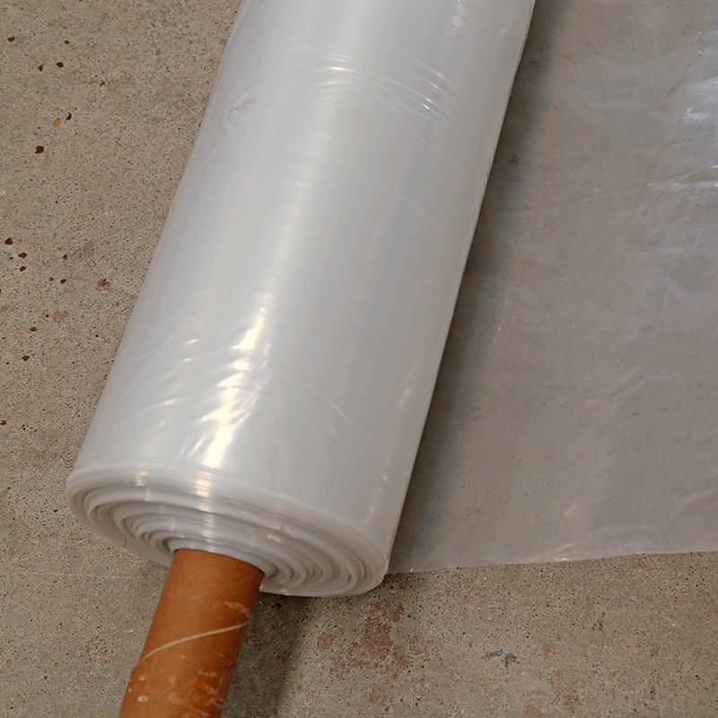 Los fabricantes suministran película de PE profesional 50cm mano bobinado embalaje tramo logística película de embalaje de polietileno