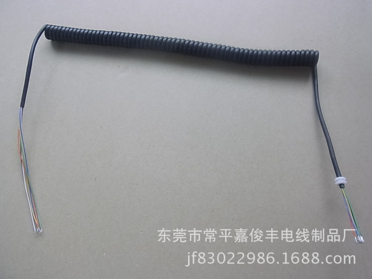 折叠风扇弹簧线、升降、音频、挂脖电话线伸缩线