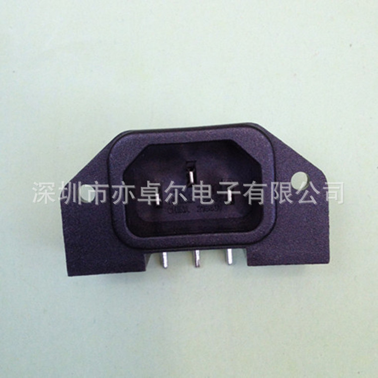 台湾荣丰RONGFENG原装正品电源插座SS-7B-1-B三孔插座