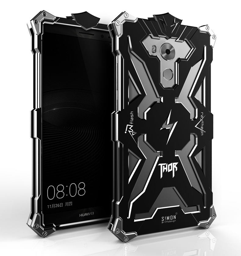 SIMON THOR Aviation Aluminum Alloy Shockproof Armor Metal Case Cover for Huawei  Mate 8 & Huawe Mate 7 & Huawei Mate S