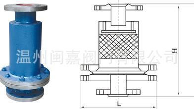 不锈钢304砾石阻火器 温州不锈钢304砾石阻火器