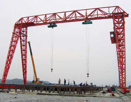 花架式MH型1-30吨电动葫芦门式起重机