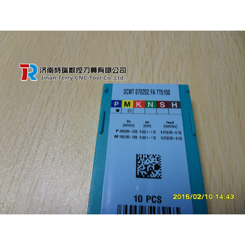 济南特固克车刀片DCMT070202-FA TT5100