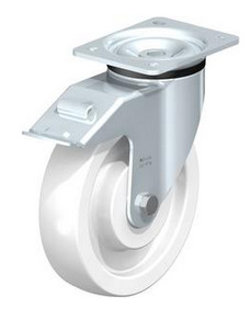 LK-SPO 200K  8寸尼龙双轴承 载重600KG 高度245MM 70° Shore D