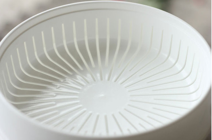 微波炉专用蒸笼圆形蒸锅带盖塑料蒸笼蒸屉皿蒸器 模具定制注塑