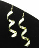 Matte universal spiral, earrings, European style, wholesale, ebay