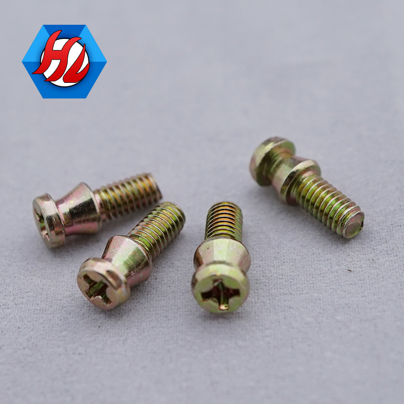 厂家定制加工紧固件 4*8无孔铅封（头部车槽）螺丝
