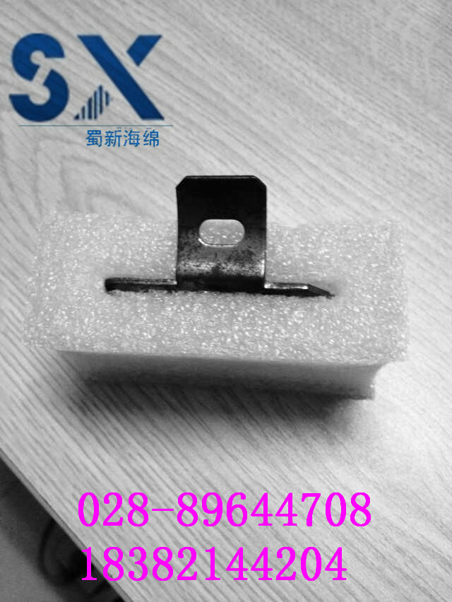 厂家定制泡沫卡子/精密零件泡沫卡子/电路板卡槽定制海绵泡沫