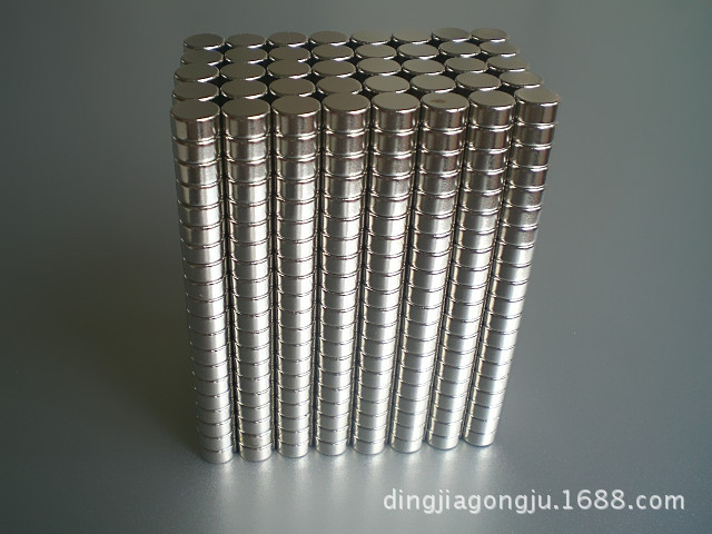 供应优质10x5mm镀镍强磁 钕铁硼强力磁铁 圆形磁石吸铁石磁钢