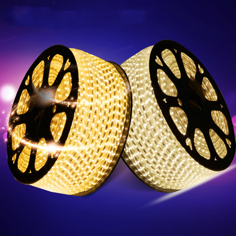 LED灯带 5050客厅光带贴片高亮霓虹吊顶柜台软灯条线灯