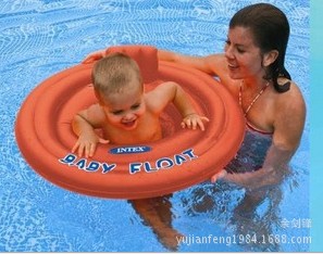 美国INTEX正品56588我的宝贝浮圈 坐圈婴儿游泳圈 宝宝座圈 热卖