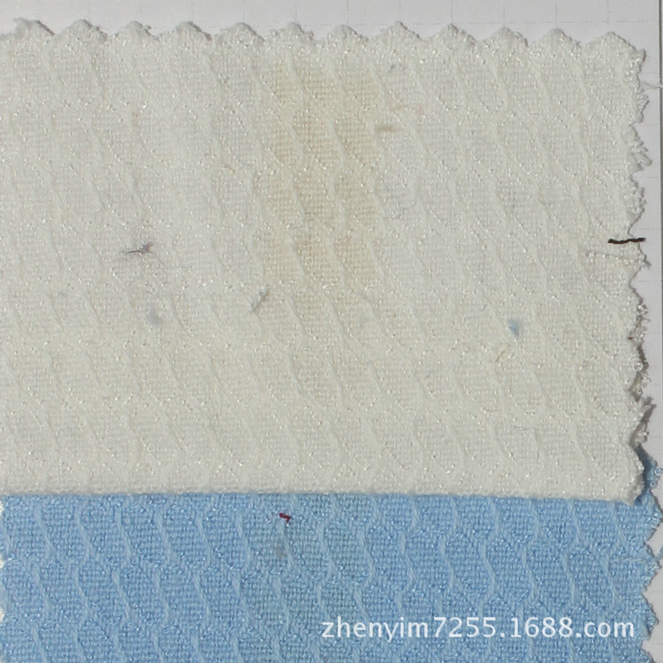 12-08 现货全面提花蜂窝眼服装家纺面料