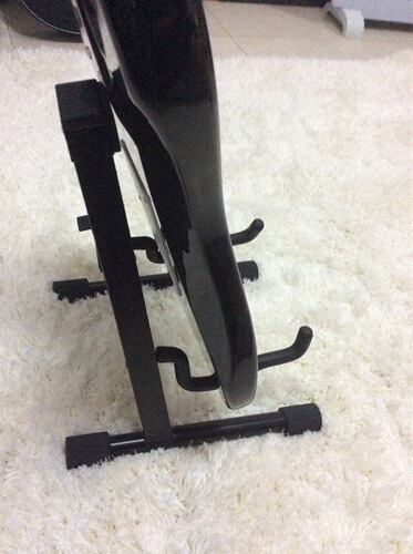 Manufacturer wholesales large quantities of Bakelite dual-purpose vertical folding folk classical guitar stand A stand seat stand vertical guitar stand