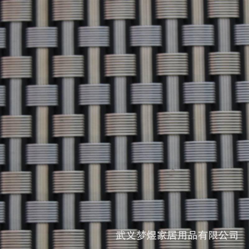 厂家直销金色+黑白色8*8 pvc沙滩椅面料特斯林网布