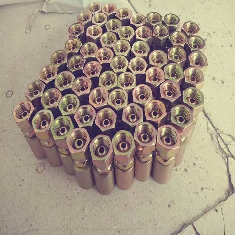 供应 各种规格胶管接头 碳钢液压胶管接头三件套