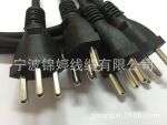 浙江锦婷线缆生产三芯16A瑞士插头SEV电源线纯铜无味橡胶线厂家