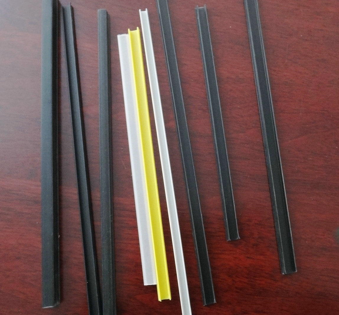 槽8平封条 铝型材配套平封条 不同规格的平封条黑色 绿色平封槽6