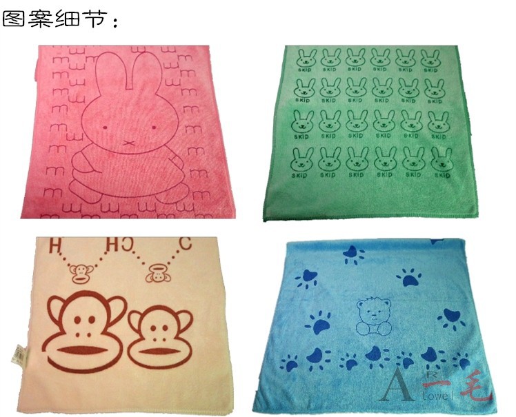 纬超磨毛印花图案细节1