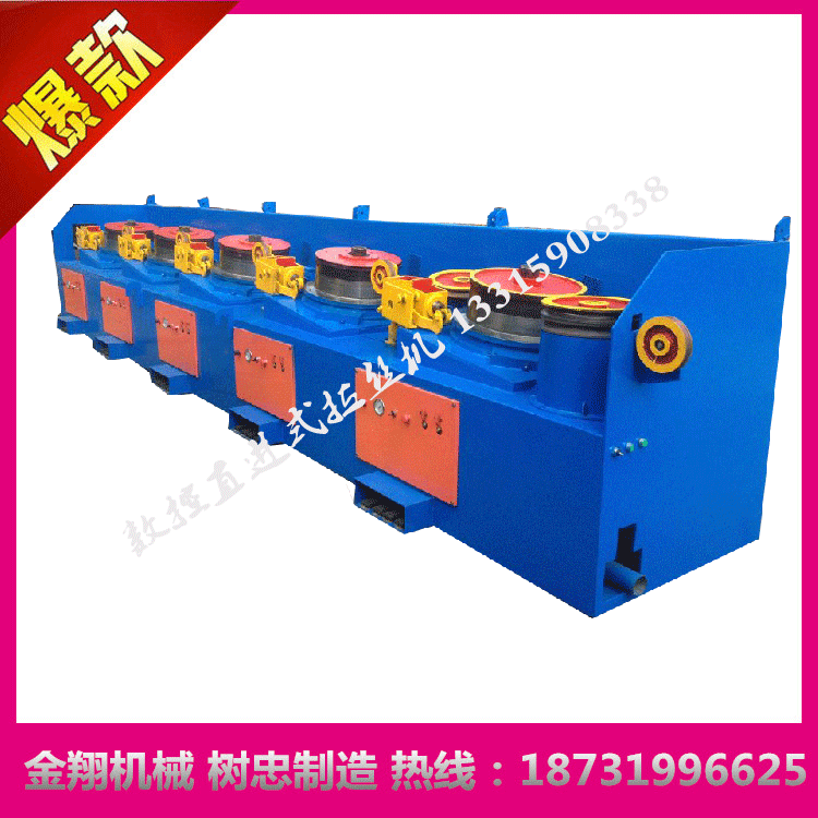 數控直進式拉絲機