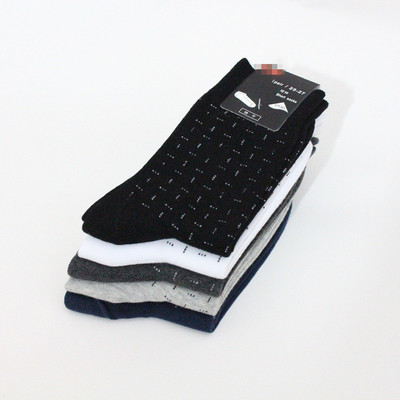 绅士丁字/春秋款/棉质男士精梳棉袜子批发/商务/中高筒/棉袜