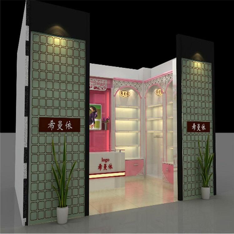 义乌特价灯箱展柜 定制新款榆木展柜 干果糖果展示柜 金华展柜厂