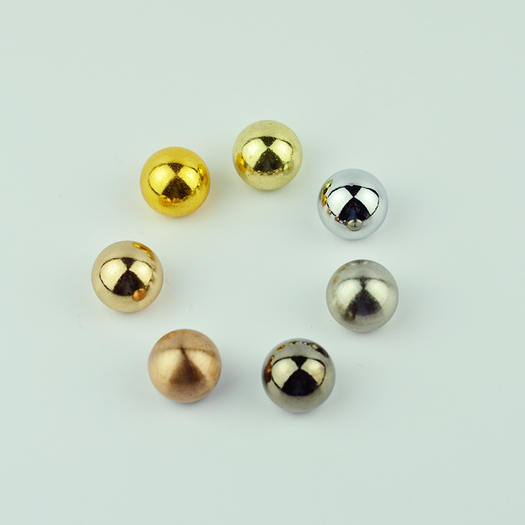 M10内牙电镀金铬色光头帽/光头螺母/圆头帽/装饰螺帽灯具配件DIY