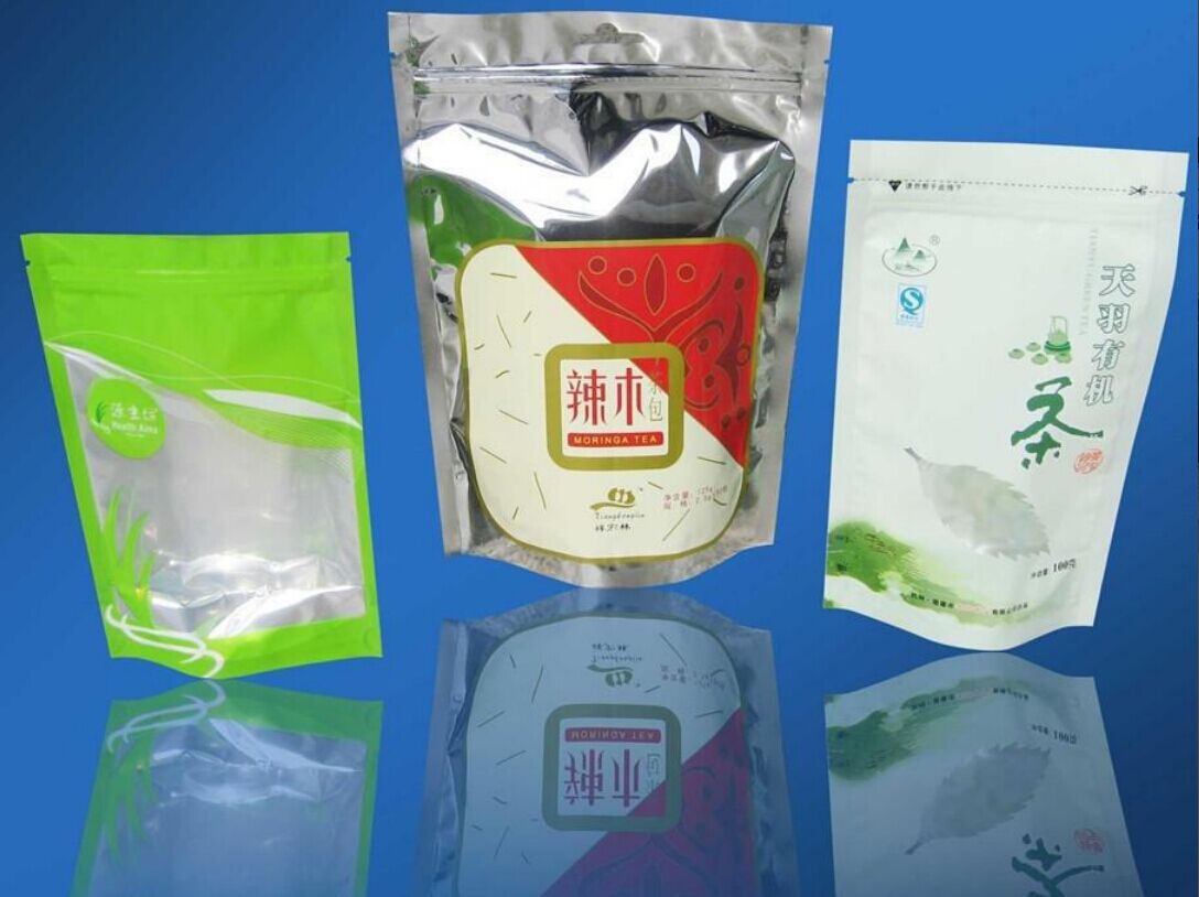 厂家供应干货包装袋 食品复合包装袋 八边封牛皮纸自立密封袋定做