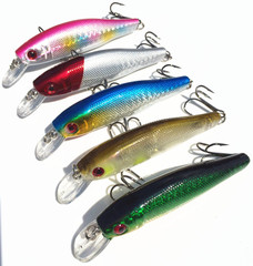 Mini wholesale new color sea fishing fake lure minnow simulation fishing lure long tongue small fat 8cm/8g