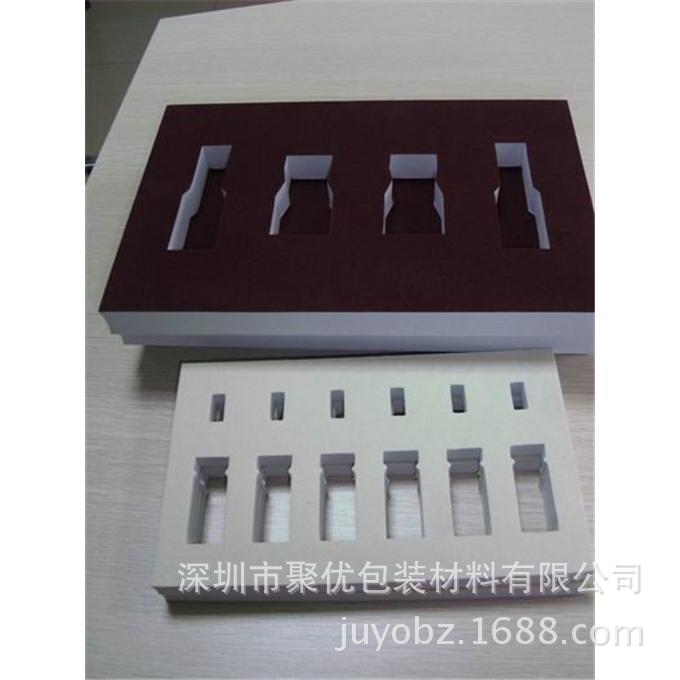 深圳eva制品厂 植绒化妆盒eva内托 精油瓶eva内托